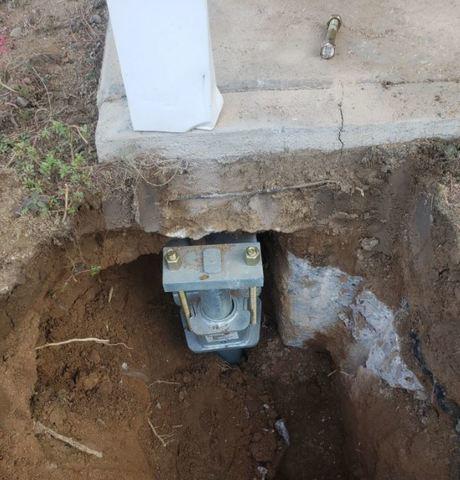 Installed Pier & Bracket