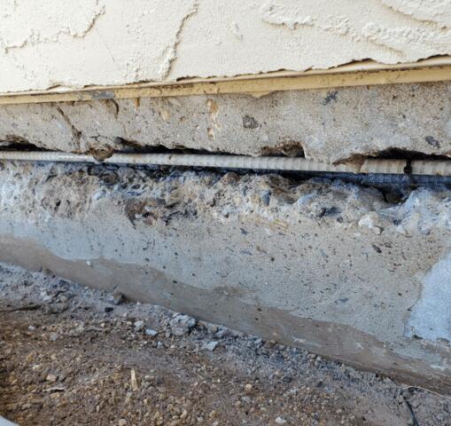 Rebar Replacement in Stem Wall Down in Tempe, Arizona