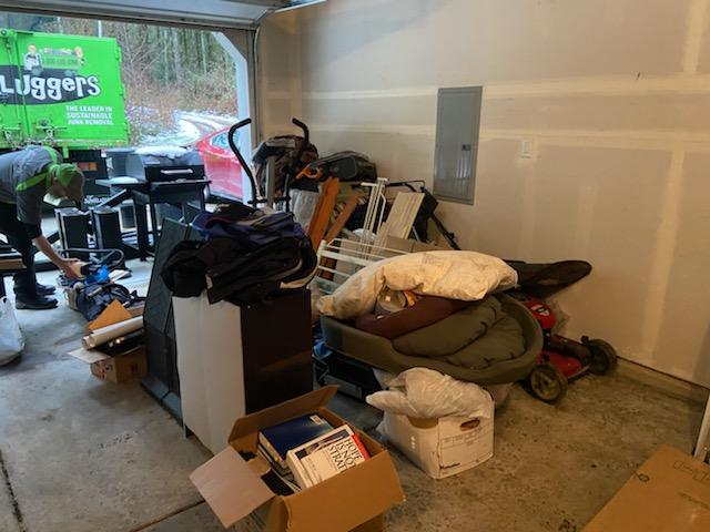 Items to be removed from garage.