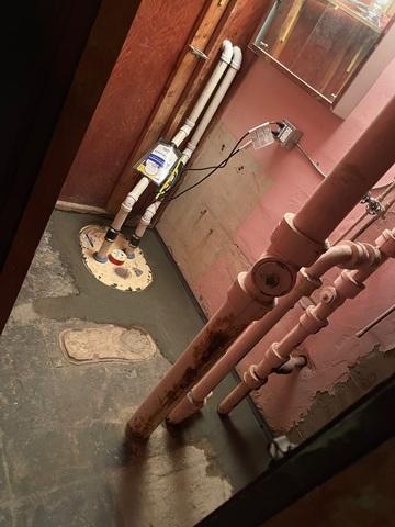Sump Pump Installed