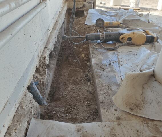 Concrete Stem Wall Repair: Removing Damaged Components