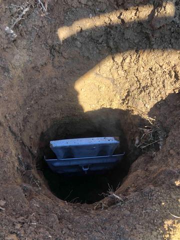 Wall Anchor Secured In Soil