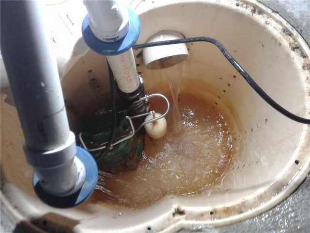 Sump Pump Cleaned