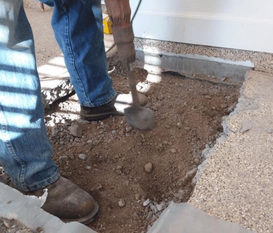 Underpinning Installment Process: Digging Time