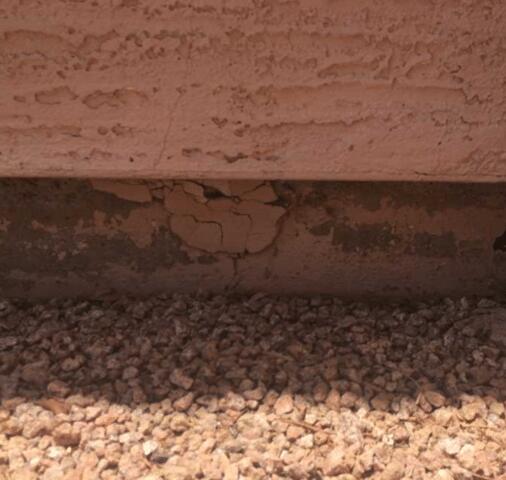 Spalling Concrete in Stem Wall
