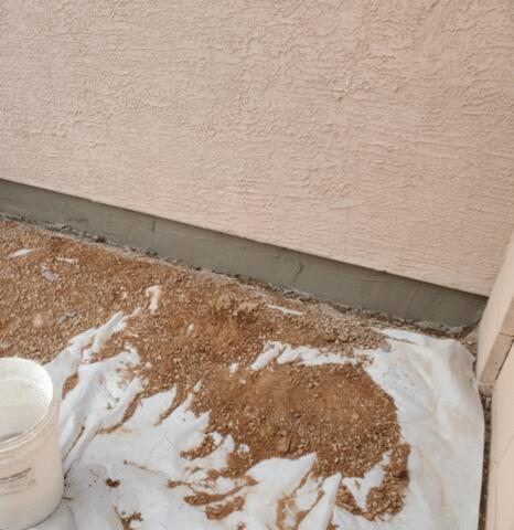 After The Stem Wall Concrete Repair