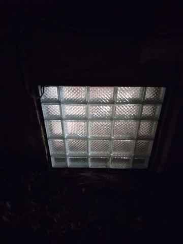 Diamond Glass Block Windows in basement. Pittsburgh (Friendship) PA