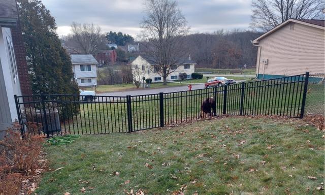 Aluminum Black Fence in Cranberry Twp, PA