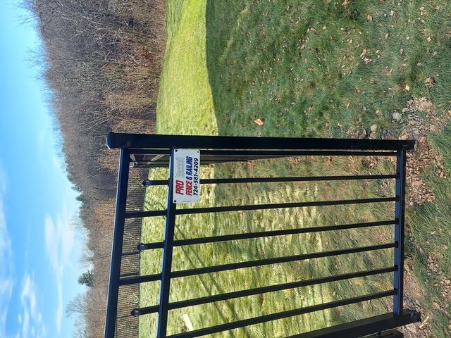Black 54" Wilmington 3-Rail Flush Bottom - Commercial Grade Fence