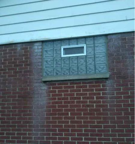 (3) Glass Block Windows SOLID NO AIR VENT / (3) Glass Block Windows with AIR VENTS / WAVE PATTERN