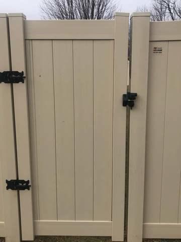 6' Almond Acadia Privacy Vinyl Fence (1) 3' gate with Double sided Key Lock