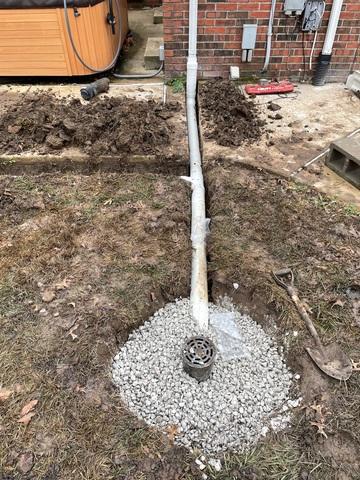 New Discharge Line Installed