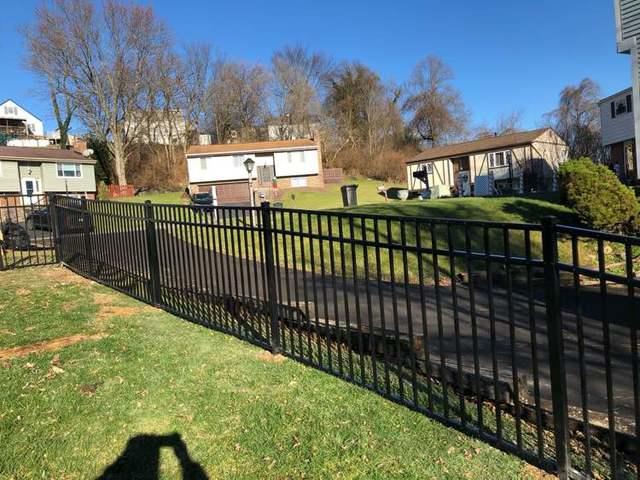 4' Black High Classic, Commercial Grade, Flush Bottom Aluminum Fence (2) 3' gates