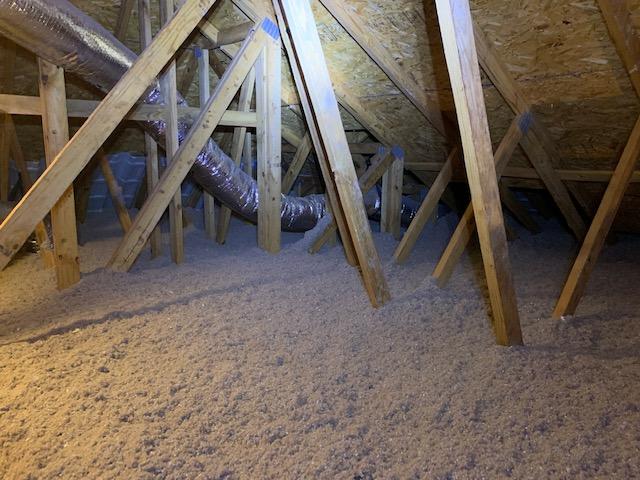 Cellulose Insulation - After