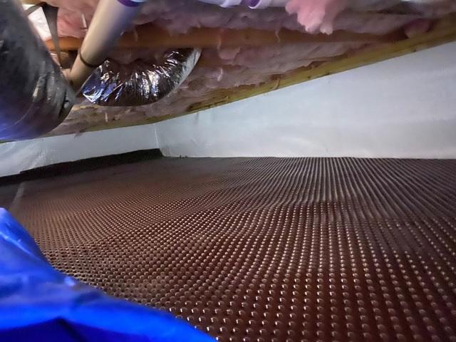 Drainage Matting Installation