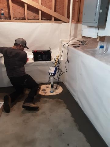Sump Pump Installation