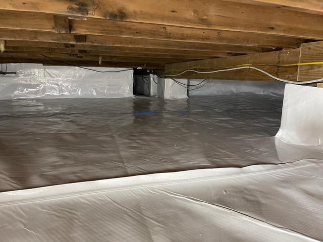 CleanSpace Vapor Barrier System Installed