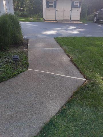 Concrete Sidewalk Raised
