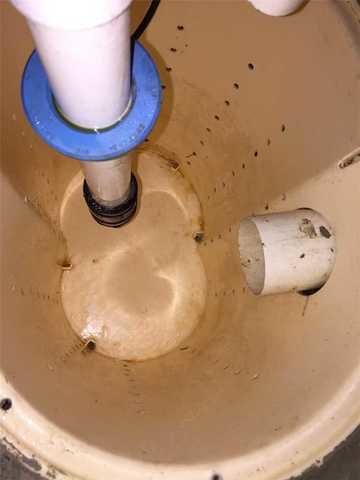 Sump Pump Cleaned