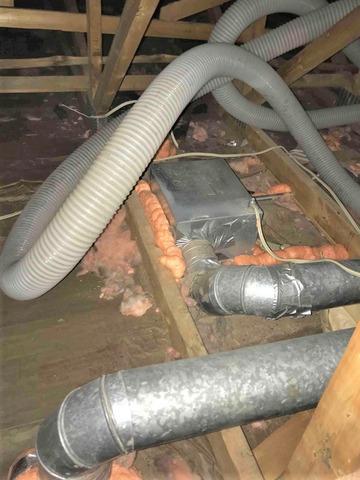 <p class="MsoNormal"><span style="font-size: 12.0pt; line-height: 115%; font-family: 'Arial','sans-serif';">We seal around ductwork to eliminate air leaks.</span></p>