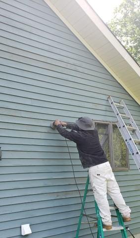 Sanding in Progress