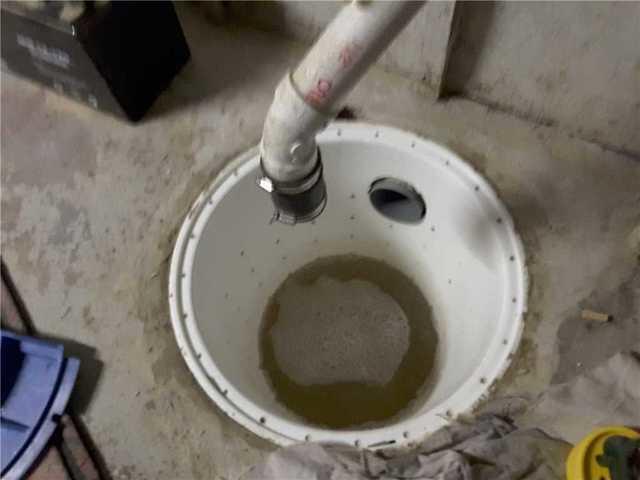 Dirty Sump Pump Before