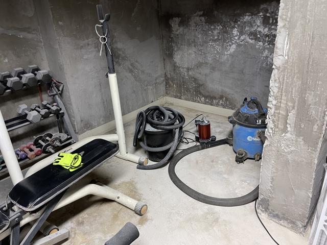 Before Basement Waterproofing