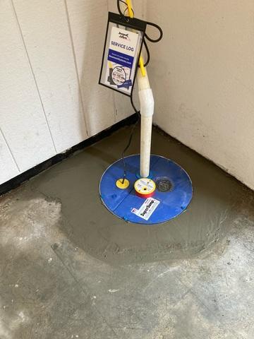We fixed the leak by installing our SuperSump system.
