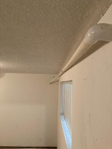 We installed this feed line to help move water out.