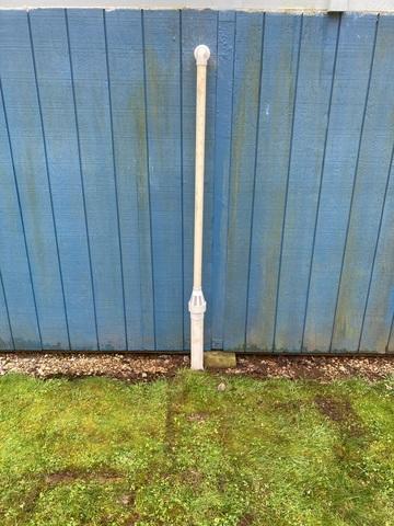 Water in the channel is protected from freezing and flooding with this IceGuard Port.