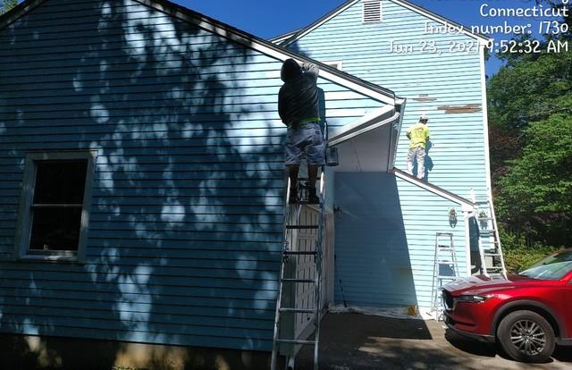 In Progress: Exterior Painting