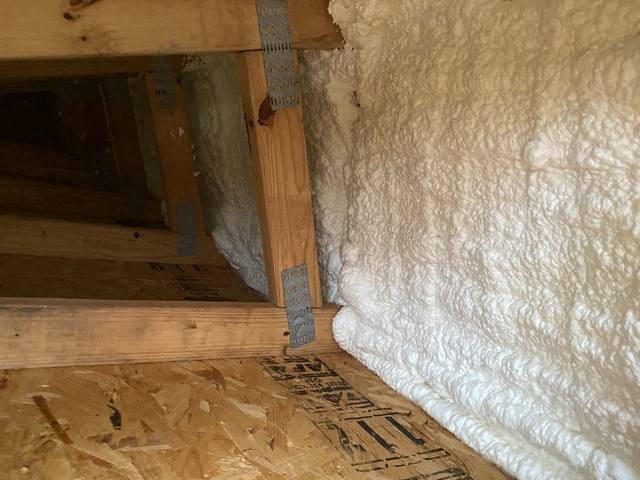 Spray Foam in the Porch Ceiling