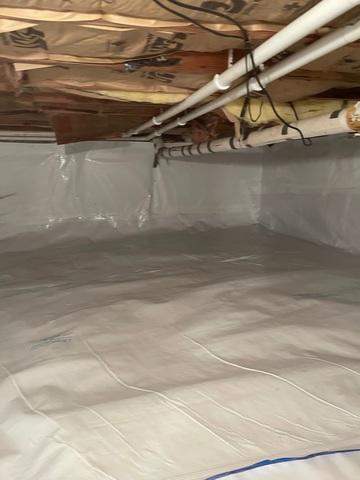 CleanSpace Vapor Barrier System Installed