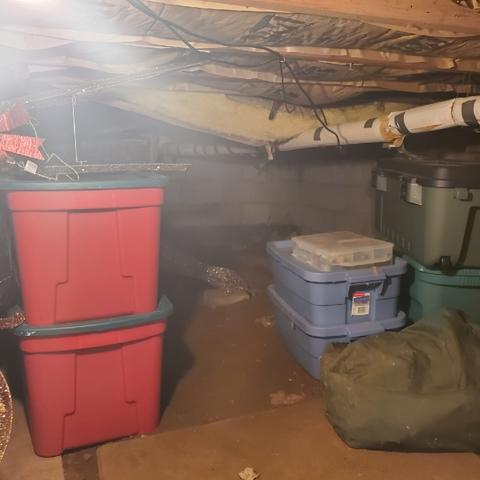 Damp Storage Space