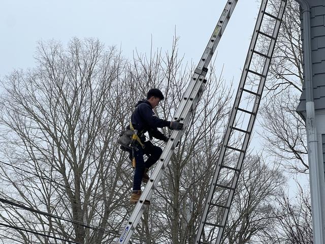 Man On Ladder