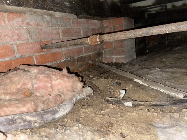 Before Crawl Space Encapsulation