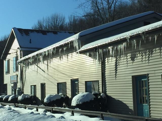 <p>When the heat from the melts the snow on the roof, this water can leak on the walkway below and cause a slipping hazard. The overflow can also re-freeze and form icicles, creating the potential for roof damage and leaks.</p>