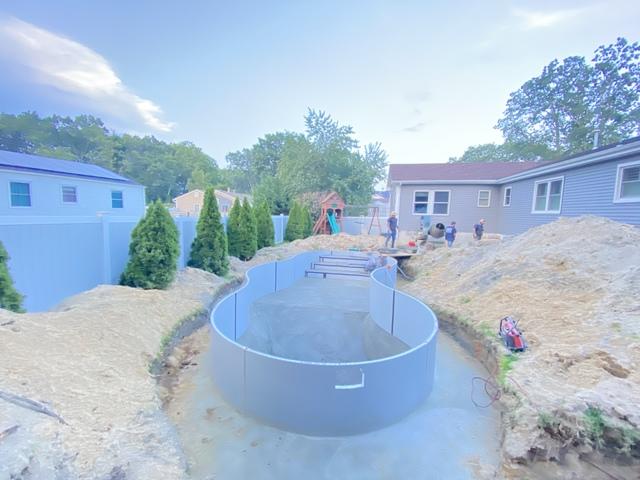 Blue Lagoon Radiant Pool Build in Brick, NJ