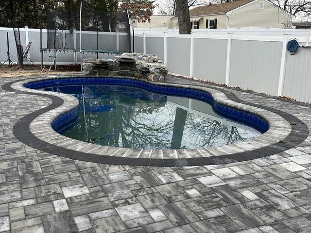 Blue Lagoon Radiant Pool Build in Brick, NJ