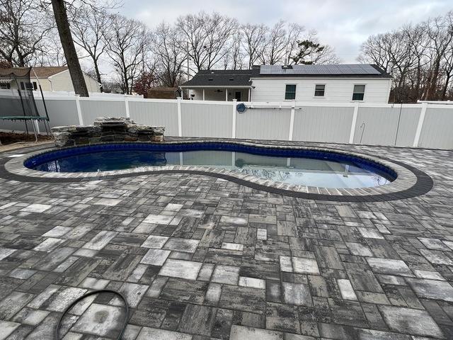 Blue Lagoon Radiant Pool Build in Brick, NJ