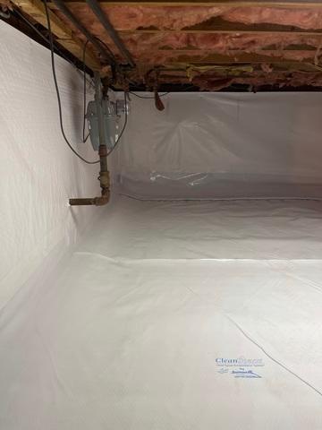 CleanSpace Vapor Barrier System Installed