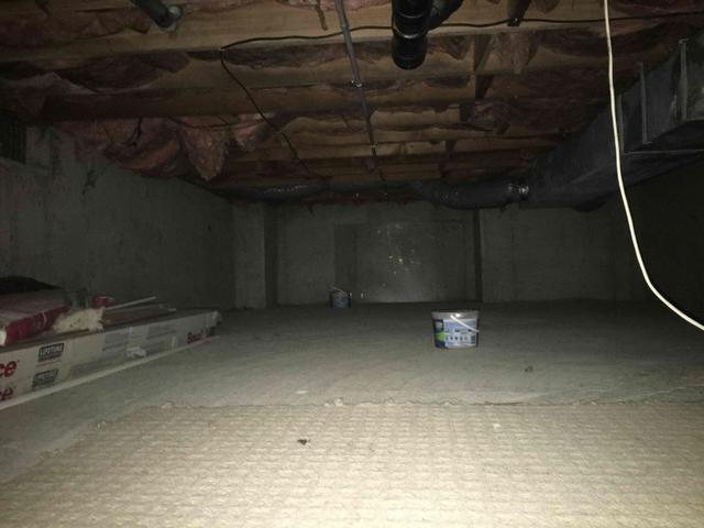 Damp Crawl Space