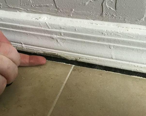 Gaps at Baseboards