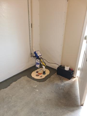 Sump Pump Installation