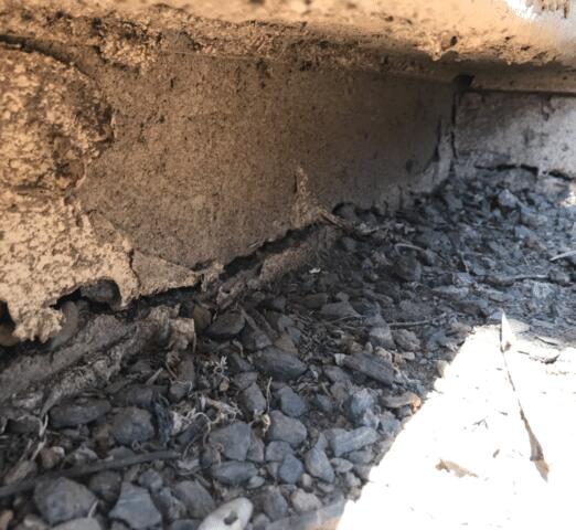 Symptoms of Corrosion in Stem Wall: Horizontal Concrete Cracks