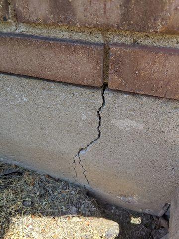 Another Vertical Foundation Crack