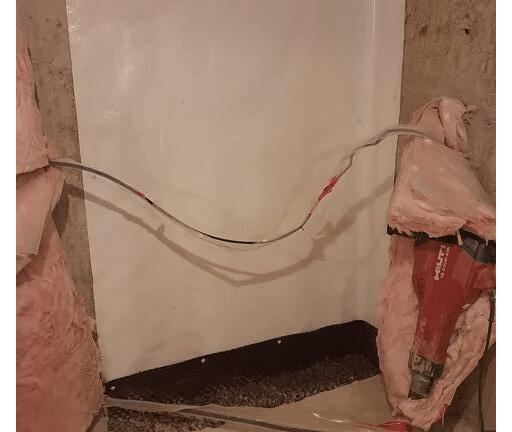 membrane over entire area
