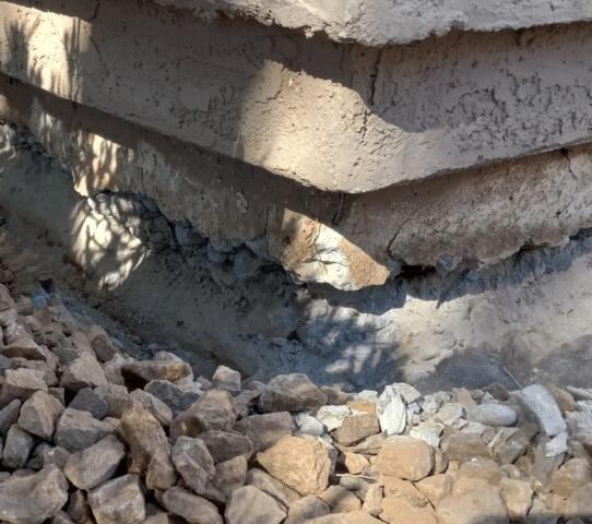 Stem Wall Repair Process: Removing Damaged Elements