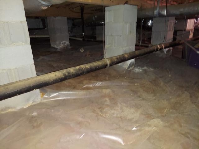 Block Pier Efflorescence