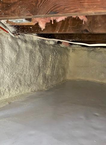 Cold and Drafty Crawlspace in Lake Nebagamon, WI Insulated with DES SprayFoam